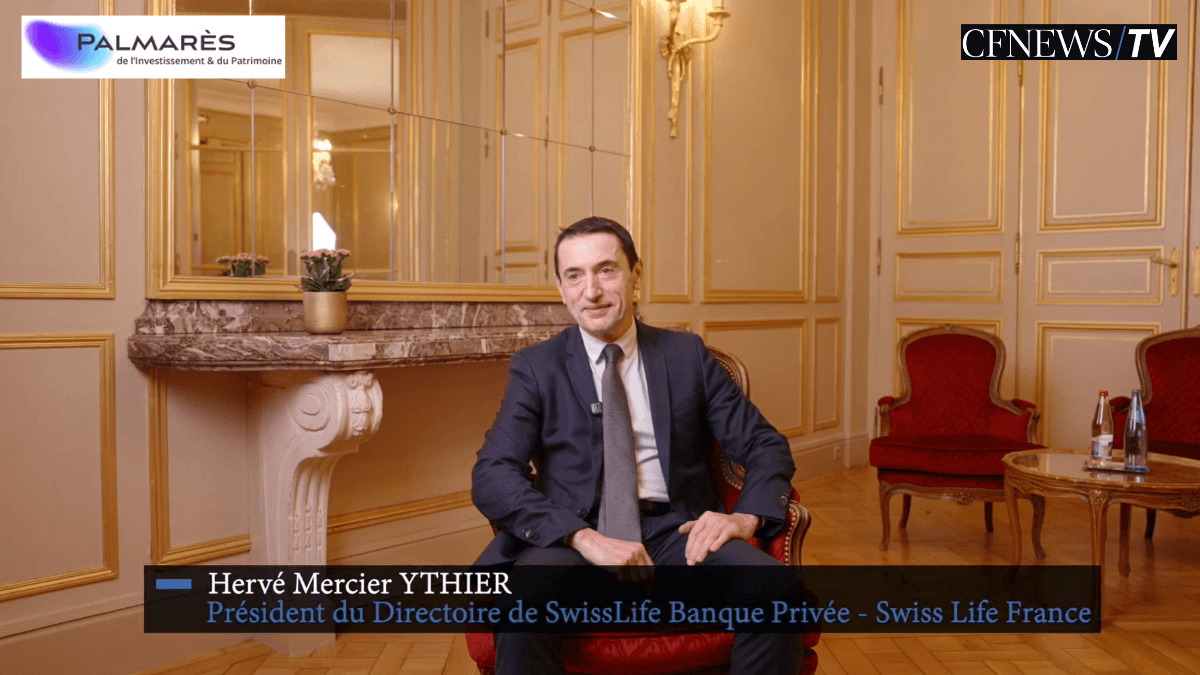 Palmarès de l'Investissement et du Patrimoine : Hervé Mercier Ythier, Swiss Life Banque Privée primé dans la catégorie "Banque Privée"