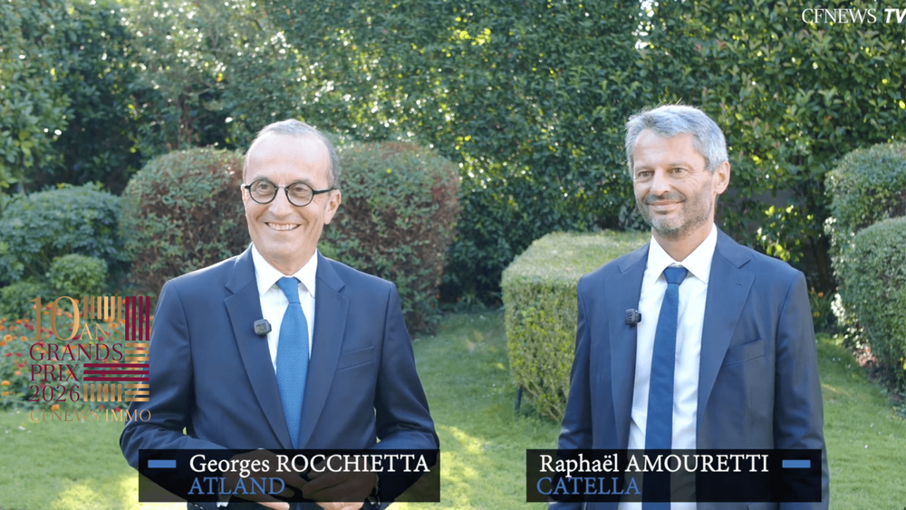 GP CFNEWS IMMO Paris 2026 : Raphaël AMOURETTI et Georges ROCCHIETTA, ATLAND reçoit le Prix "Spécial 10 ans"