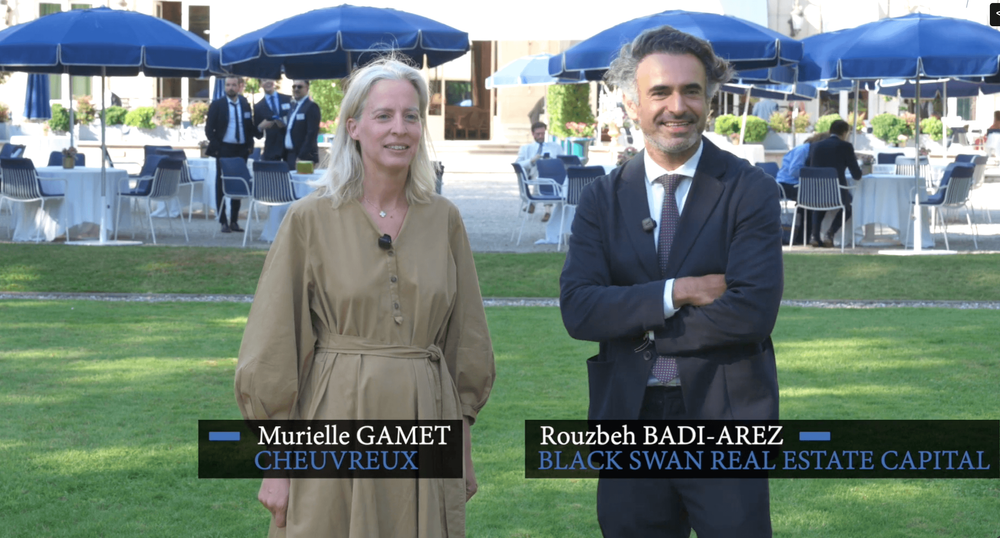 GP CFNEWS IMMO Paris 2026 :  Murielle GAMET et Rouzbeh BADI-AREZ,   BLACK SWAN REAL ESTATE CAPITAL reçoit le Prix "meilleure opération de bureau"