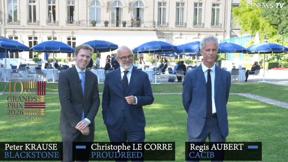  GP CFNEWS IMMO Paris 2026 : Prix de la "Meilleure Opération Logistique" Blackstone Proudreed CA CIB