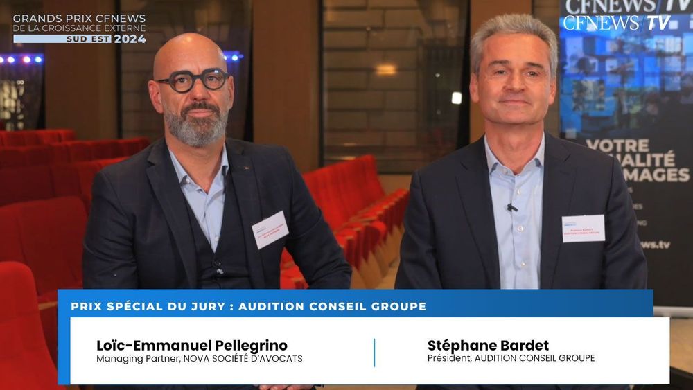 Stéphane Bardet et Loïc-Emmanuel Pellegrino, Audition Conseil Groupe remporte le Prix “Spécial du Jury”