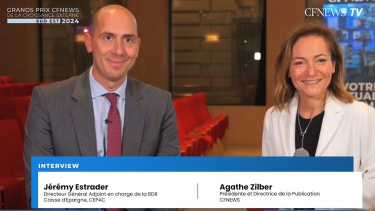 Jérémy Estrader, Caisse d’Epargne CEPAC et Agathe Zilber, CFNEWS