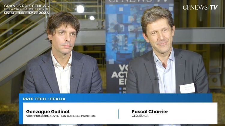 Gonzague Godinot et Pascal Charrier, Efalia récompensé dans la catégorie « Tech »