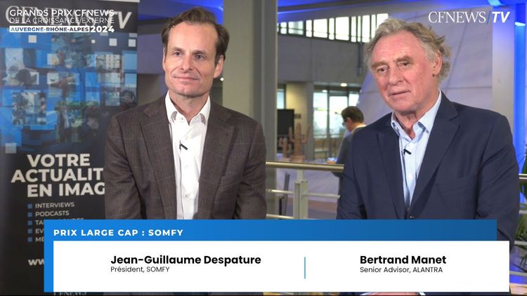Jean-Guillaume Despature, Somfy (Lauréat), Bertrand Manet, Alantra – Prix « Large Cap »