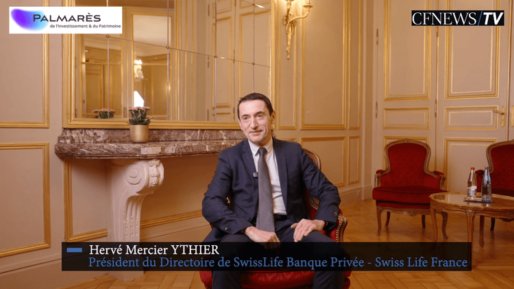 Palmarès de l'Investissement et du Patrimoine : Hervé Mercier Ythier, Swiss Life Banque Privée primé dans la catégorie "Banque Privée"