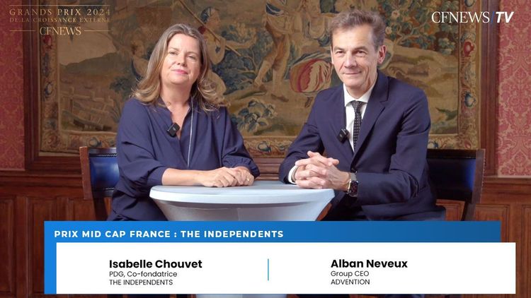 Isabelle Chouvet et Alban Neveux, Prix “Mid Cap France” pour The Independents