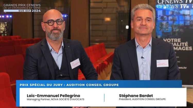 Stéphane Bardet et Loïc-Emmanuel Pellegrino, Audition Conseil Groupe remporte le Prix “Spécial du Jury”
