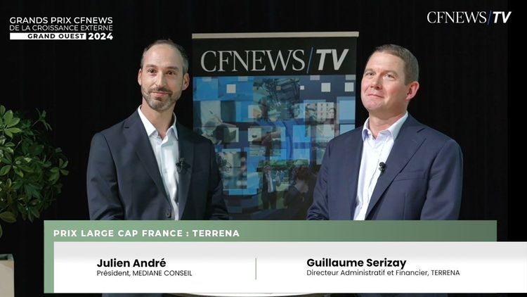 Guillaume Serizay, Terrena (Lauréat) et Julien André, Mediane Conseil – Prix “Large Cap France”