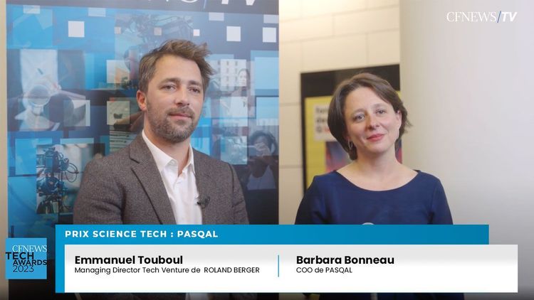 Emmanuel Touboul et Barbara Bonneau – Pasqal remporte le Prix « Science Tech »