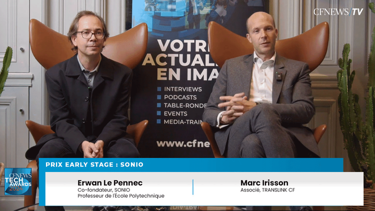 Erwan Le Pennec, Sonio (Lauréat) et Marc Irisson, Translink CF – Prix Early Stage
