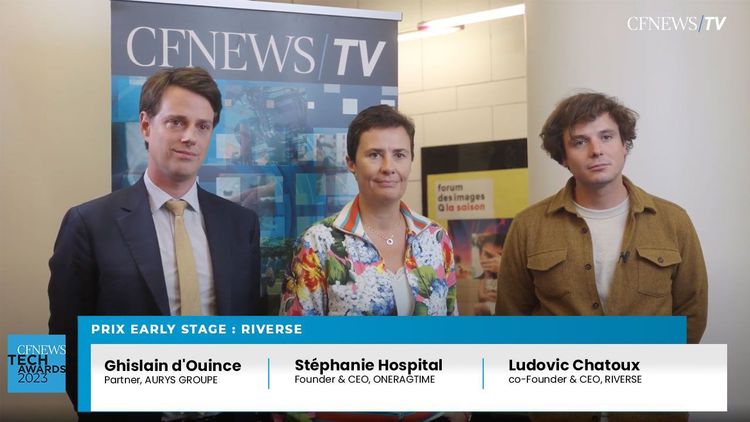 Ghislain d’Ouince, Stéphanie Hospital et Ludovic Chatoux – Riverse reçoit le Prix « Early Stage »