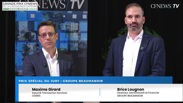 GP CFNEWS Grand Ouest 2025 : Brice Lougnon (Lauréat) et Maxime Girard, Groupe Beaumanoir remporte le Prix “Spécial du Jury”